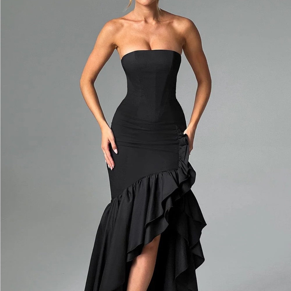 BABYBOO ANGELINA MAXI DRESS - BLACK